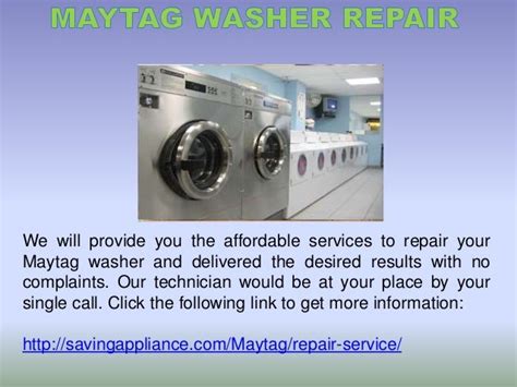 maytag repair customer service PDF