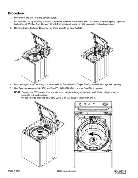 maytag washer service manual PDF