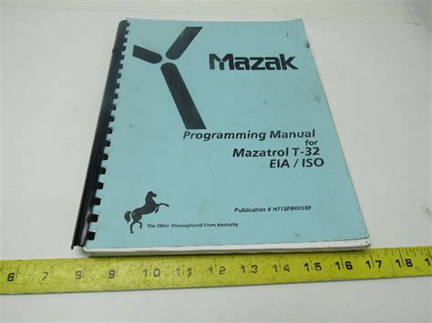 mazak t32 program manual PDF