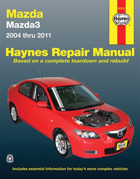 mazda 3 2004 service manual PDF