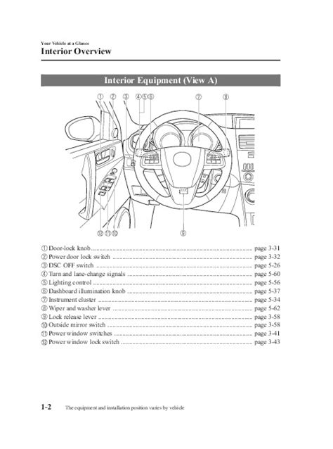 mazda 3 user manual 2010 Kindle Editon