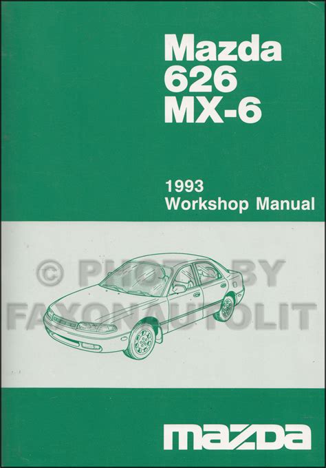 mazda 626 1991 1992 1993 workshop manual Epub