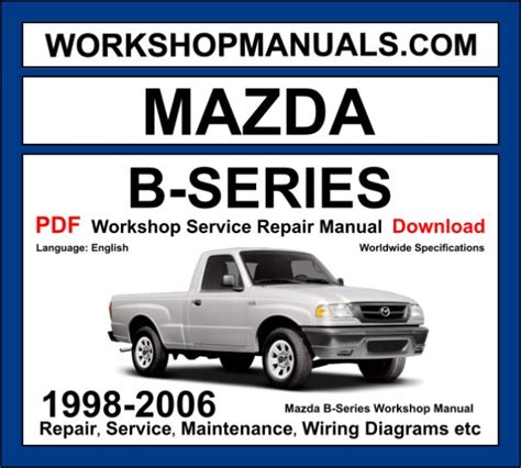 mazda b series workshop manual pdf Kindle Editon