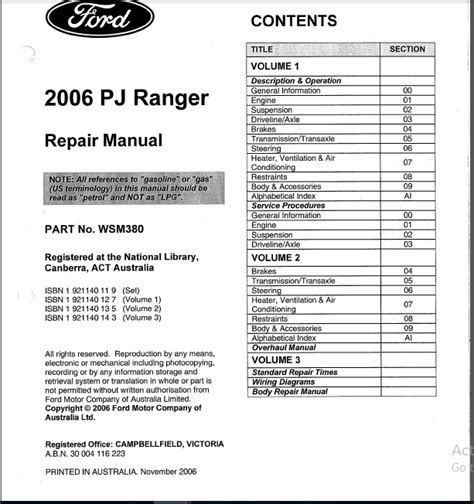 mazda b2500 workshop manual PDF