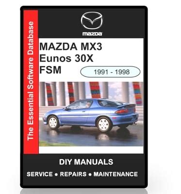 mazda eunos 30x workshop manual PDF