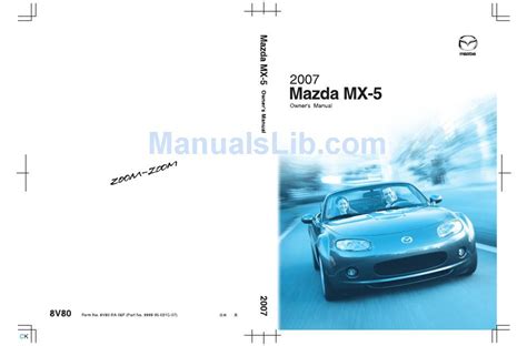 mazda mx 5 manual Kindle Editon