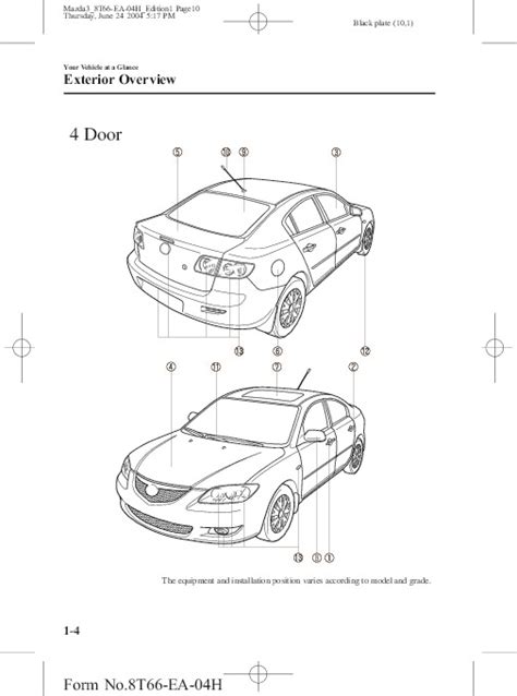 mazda owners manual 2005 PDF