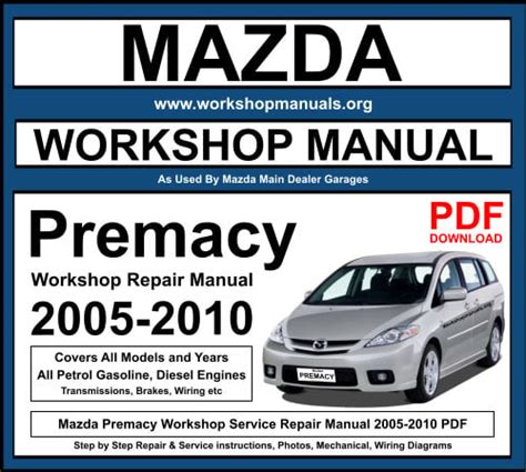 mazda5 premacy workshop manual Reader