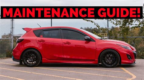 mazdaspeed 3 recommended maintenance PDF