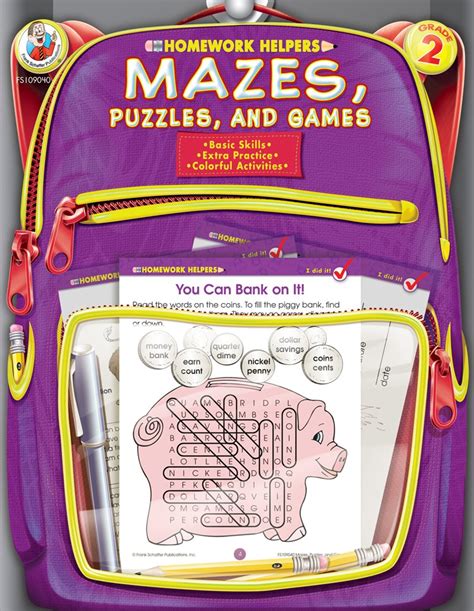 mazes puzzles and games grade 2 homework helper Kindle Editon