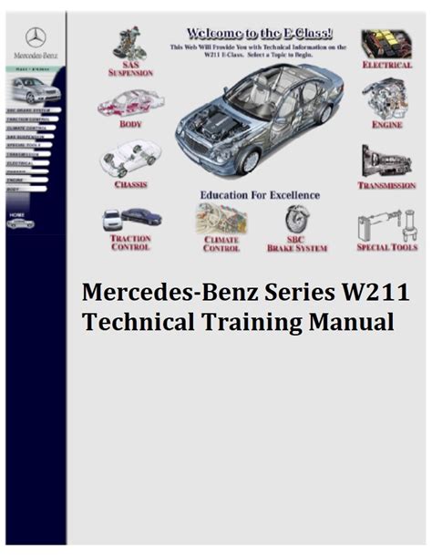 mb w211 service manual Kindle Editon