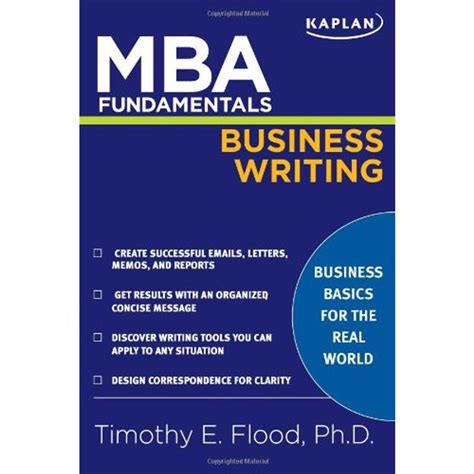 mba fundamentals business writing kaplan test prep Epub
