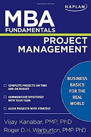 mba fundamentals project management kaplan mba fundamentals Kindle Editon