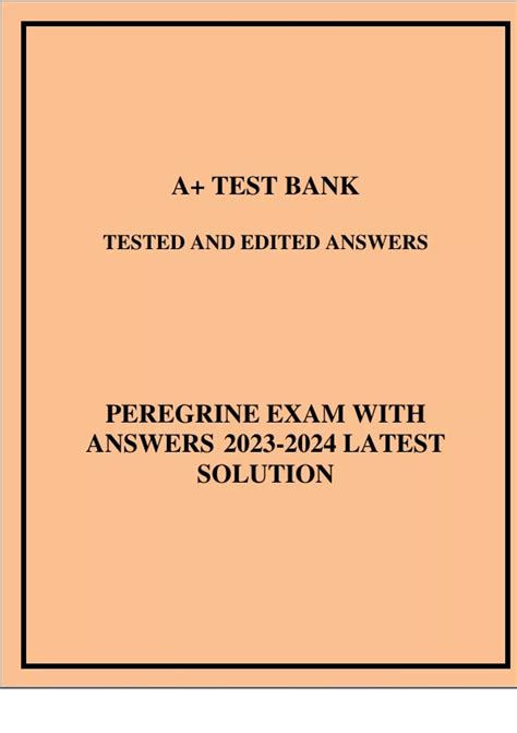 mba peregrine exam answers Doc