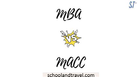 mba vs macc