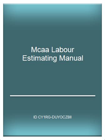 mcaa labor unit manual Reader