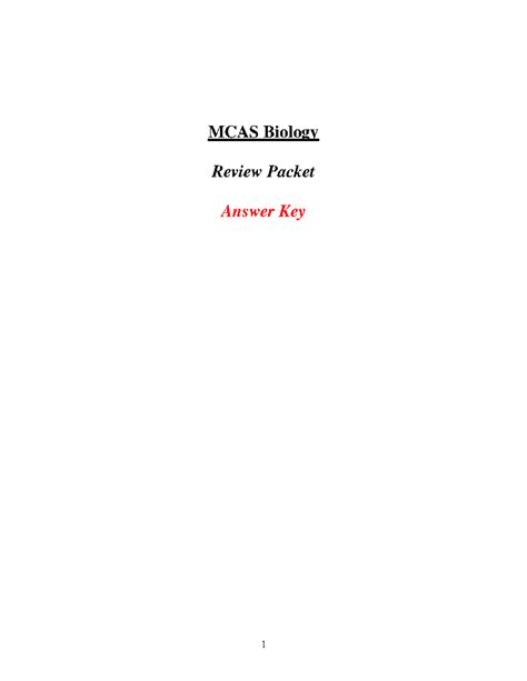 mcas review packet answer key Kindle Editon