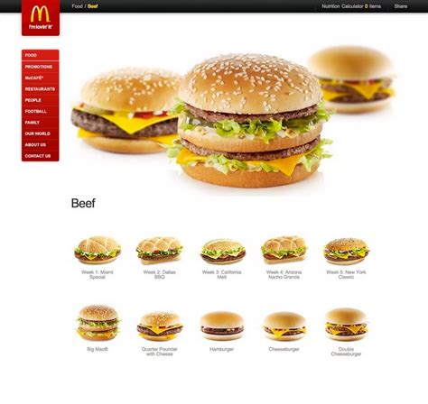 mcdonald's menu