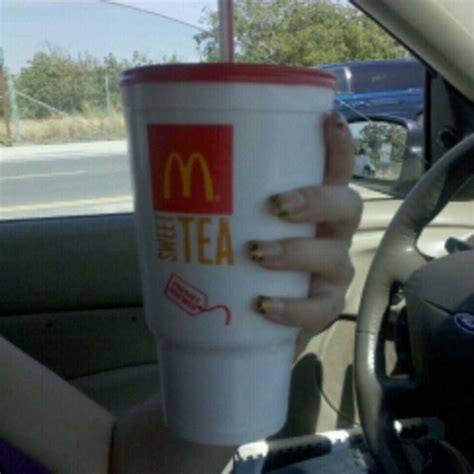 mcdonald's sweet tea calories large