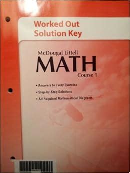 mcdougal litell math course 1 answer key Reader