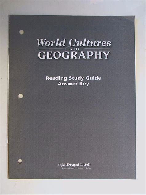 mcdougal littel world geography guided answer key PDF