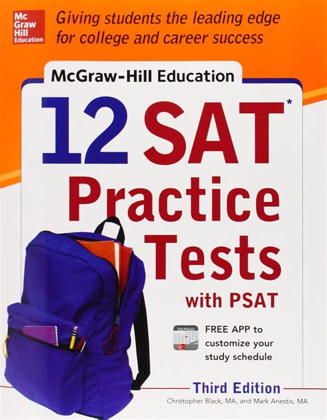 mcgraw hill education 12 sat practice tests with psat 3rd edition PDF