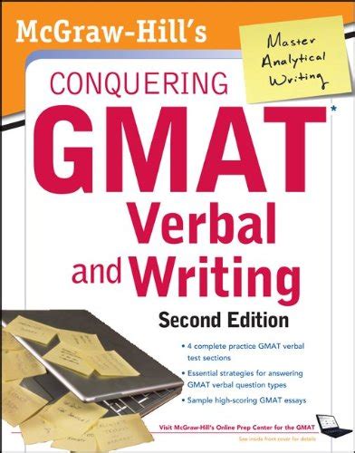mcgraw hills conquering gmat verbal and writing PDF