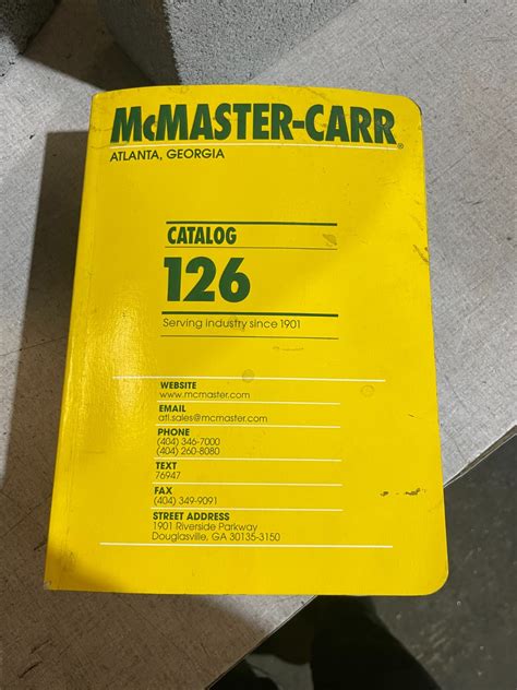 Mcmaster Carr Catalog 126