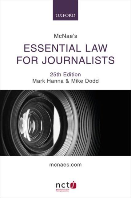 mcnaes essential law for journalists Reader