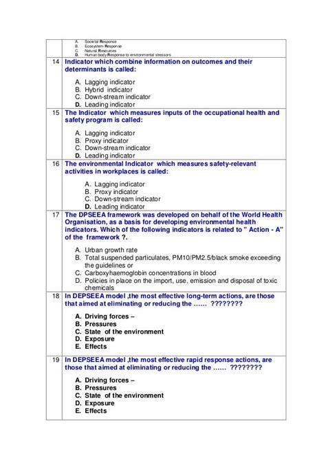 mcqs in enviromental health Reader