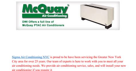mcquay ptac manual pdf Doc