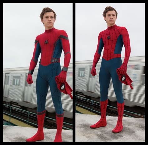 mcu spider man suits