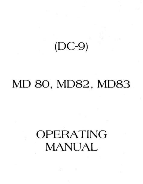 md 80 maintenance manual Kindle Editon