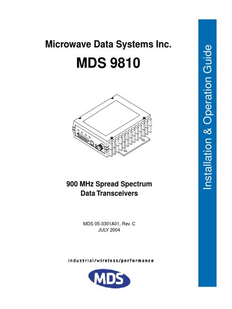 mds 9810 manual pdf Epub