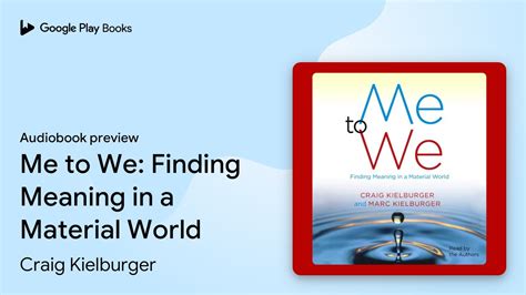 me to we finding meaning in a material world Kindle Editon