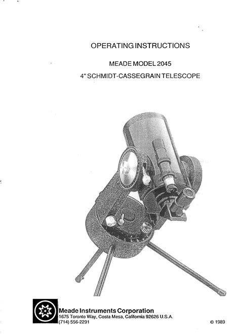 meade 2045 user guide Doc