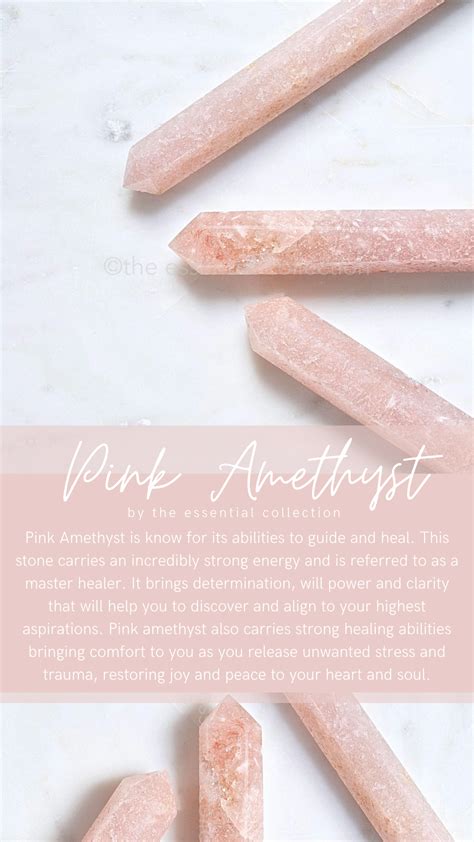 meaning of pink amethyst