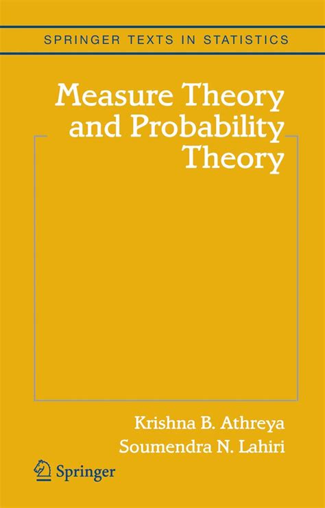 measure theory and probability theory springer texts in statistics Kindle Editon