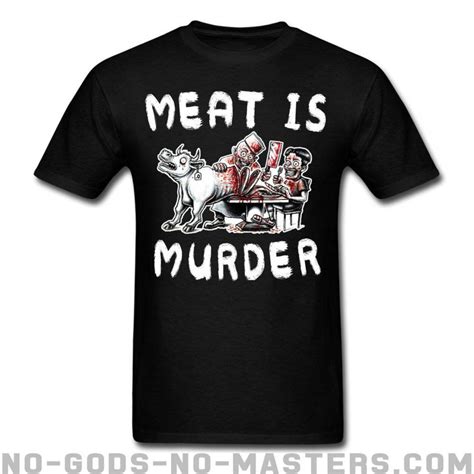 meat is murder t shirt