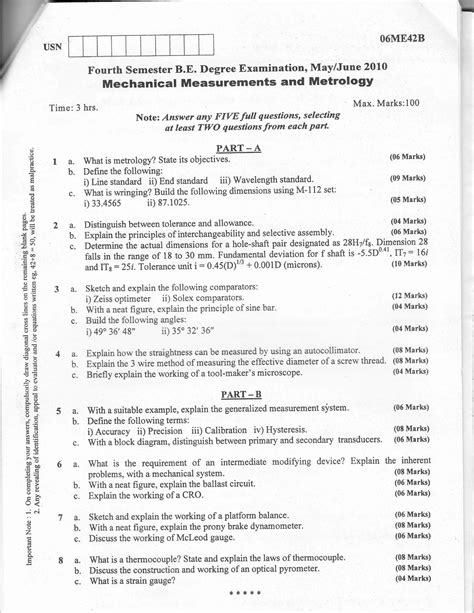 mechanical measurements and metrology viva question answer Kindle Editon