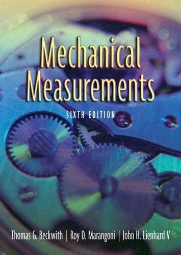 mechanical measurements thomas g beckwith free pdf download Epub