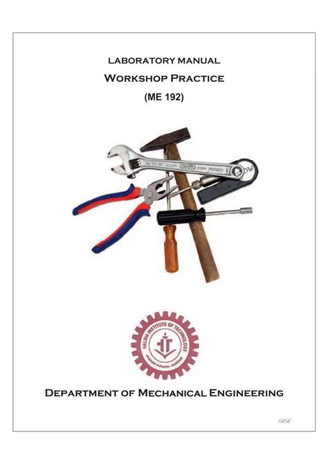 mechanical workshop practice lab manual PDF