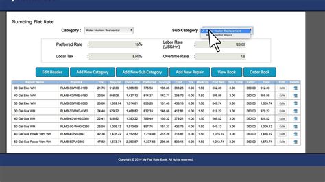 mechanics flat rate guide Kindle Editon