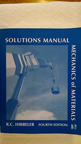 mechanics of materials solutions manual 4th edition PDF