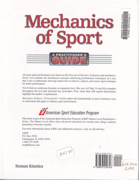 mechanics of sport a practitioners guide Epub