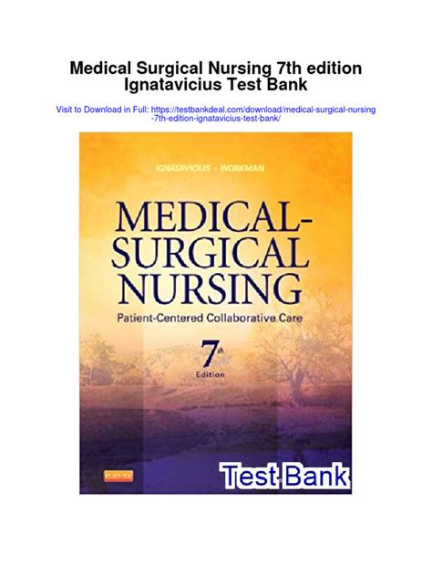 med surg test bank ignatavicius 7th edition Doc