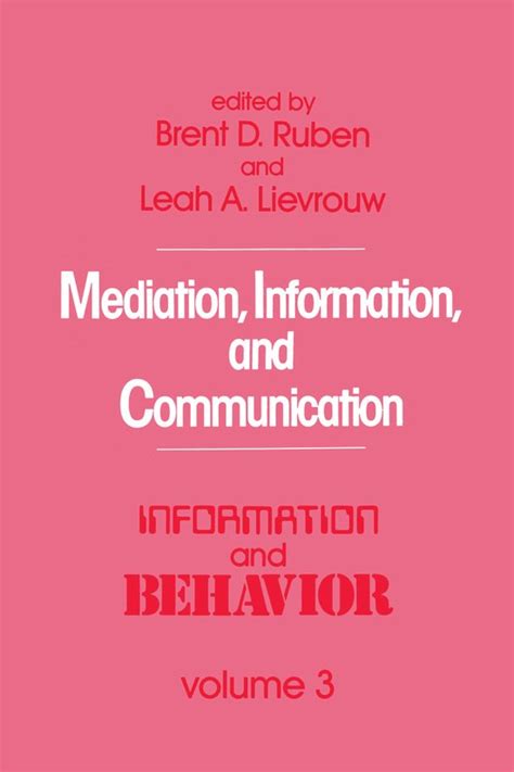 mediation information and communication information and behavior Doc