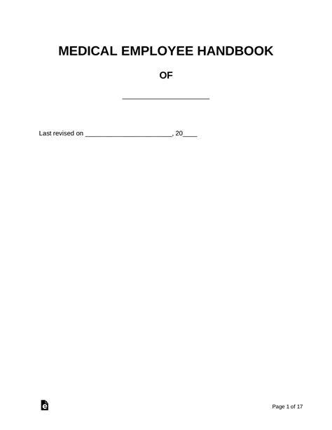 medical clinic employee handbook Doc