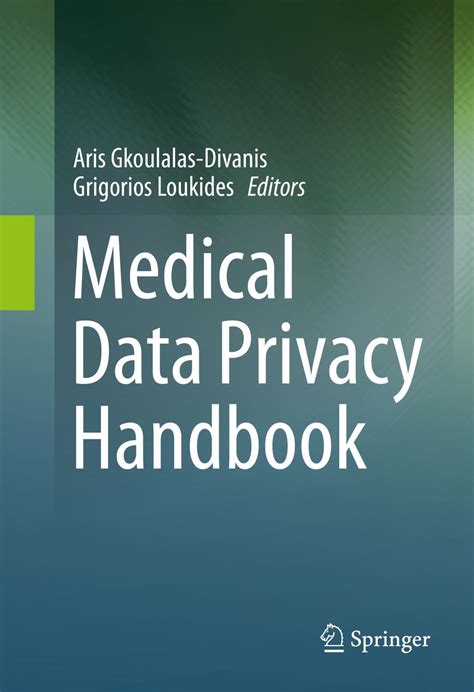 medical data privacy handbook gkoulalas divanis Epub