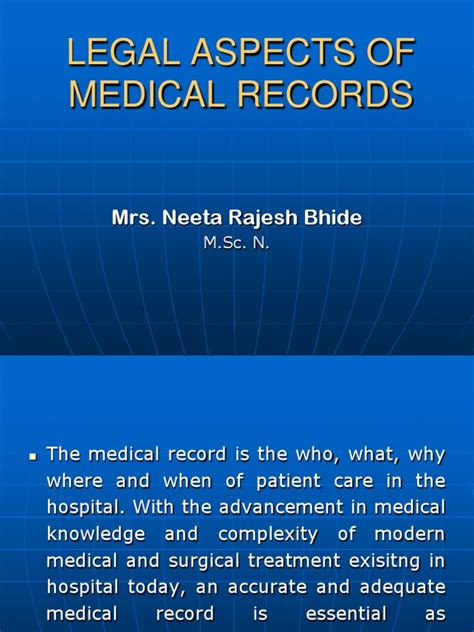 medical legal aspects of medical records medical legal aspects of medical records Epub